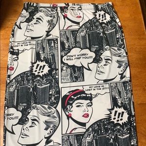 Comic skirt